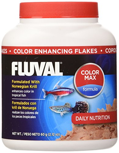 60 g Fluval Color Enhancing Flakes Fischfutter, 2,12 Unzen