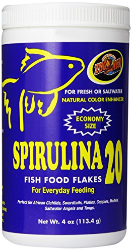 Zoo Med Spirulina 20 Flockenfischfutter, 4 Unzen